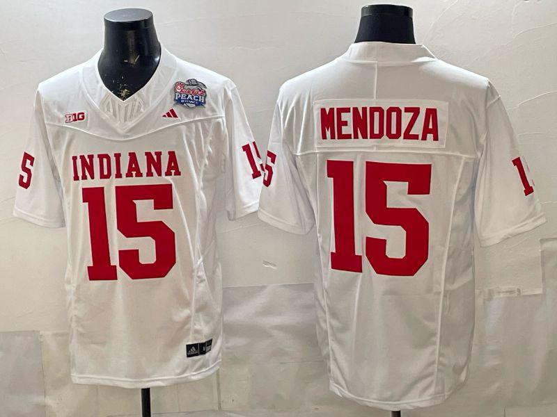 Men 2026 Ohio State Buckeyes #15 Mendoza White Limited NCAA Jersey 072